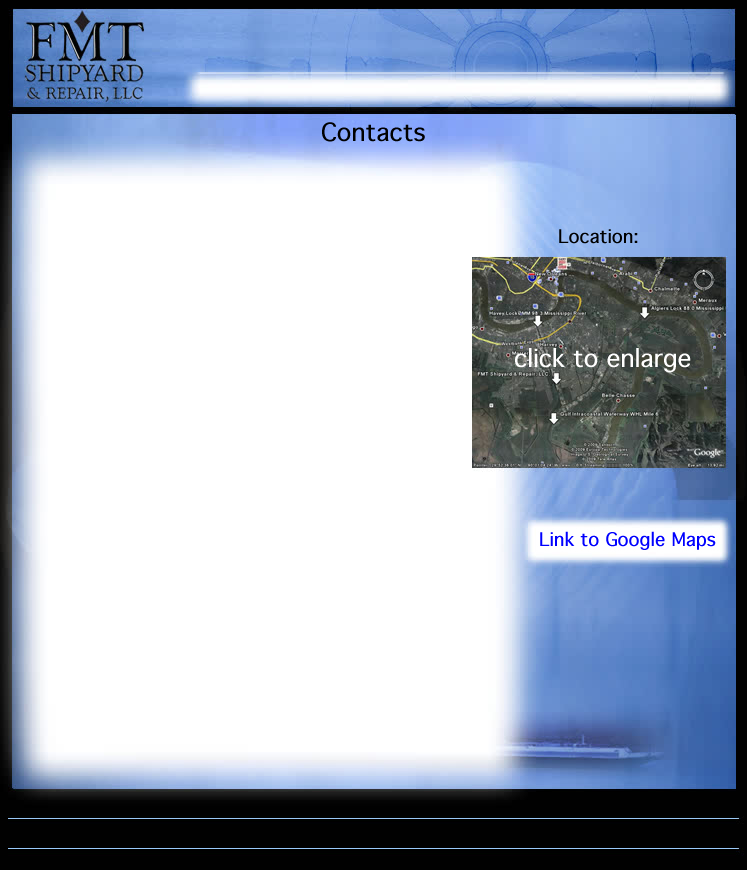 FMT Shipyard Contacts